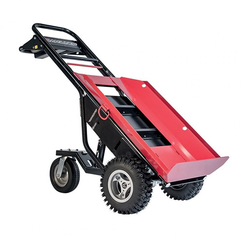 Magliner Motorized Hand Truck with Tread Pneumatic Tires and Cylinder Plate - MHT75CB